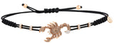 BRACELET WITH SCORPION IN GOLD AND DIAMONDS