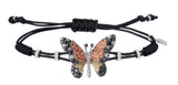 BRACELET WITH BUTTERFLY IN GOLD WITH SAPPHIRES AND DIAMONDS