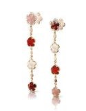 EARRINGS FIGLIA DEI FIORI IN GOLD, SEMIPRECIOUS GEMS AND DIAMONDS