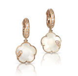 EARRINGS PETIT JOLI LUNAIRE IN GOLD WITH PEARL OF THE MOON GEM