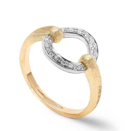 RING JAIPUR LINK IN GOLD AND DIAMONDS