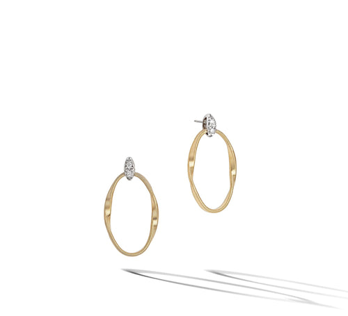 EARRINGS IN GOLD AND DIAMONDS
