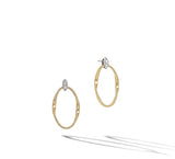 EARRINGS IN GOLD AND DIAMONDS