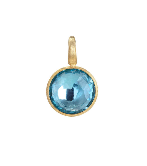 PENDANT JAIPUR IN GOLD AND BLUE TOPAZ