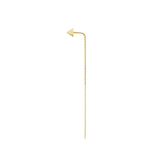 SINGLE EARRING SQUARE IN GOLD