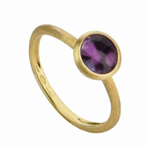 RING JAIPUR IN GOLD WITH AMETHYST