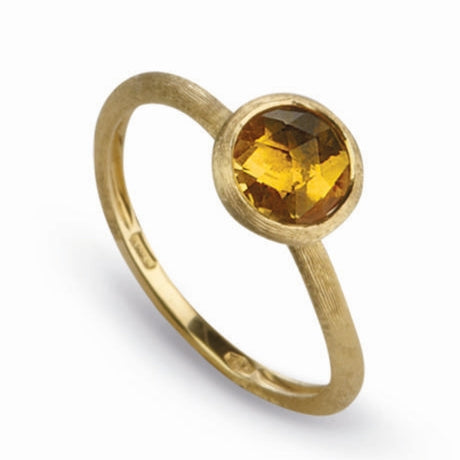 RING JAIPUR IN GOLD WITH CITRINE
