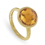 RING JAIPUR IN GOLD WITH CITRINE