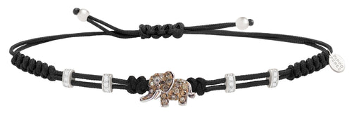BRACELET WITH ELEPHANT IN GOLD AND DIAMONDS