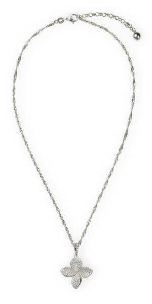 NECKLACE IN SILVER WITH ZIRCONS