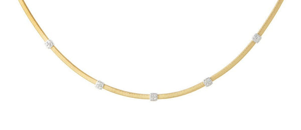 NECKLACE MASAI IN GOLD AND DIAMONDS