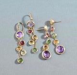 EARRINGS IN GOLD WITH SEMIPRECIOUS STONES