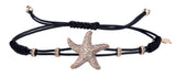 BRACELET WITH STARFISH IN GOLD AND DIAMONDS